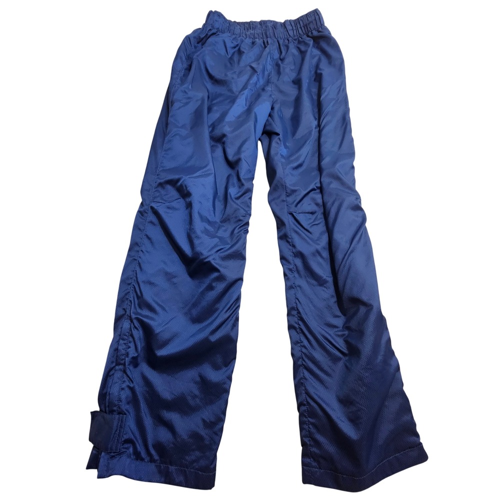 Columbia Vintage Rain Pants Mens M Navy Blue Omni-Tech Ripstop Trousers